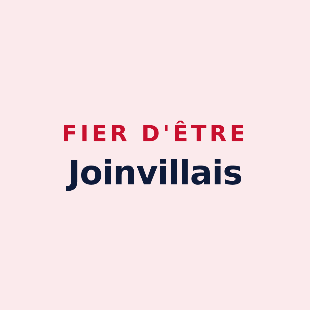 Magnet « Fier d'être Joinvillais » — design pour Joinville-le-Pont