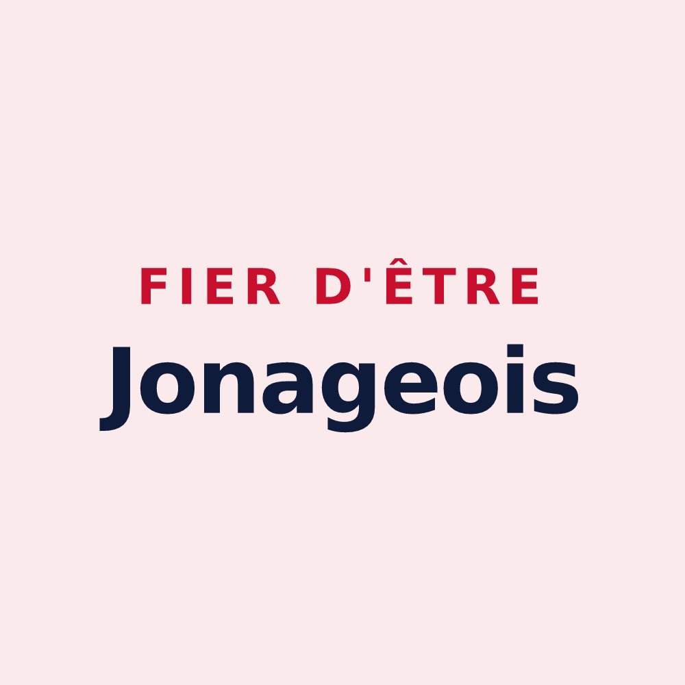 Magnet « Fier d'être Jonageois » — design pour Jonage