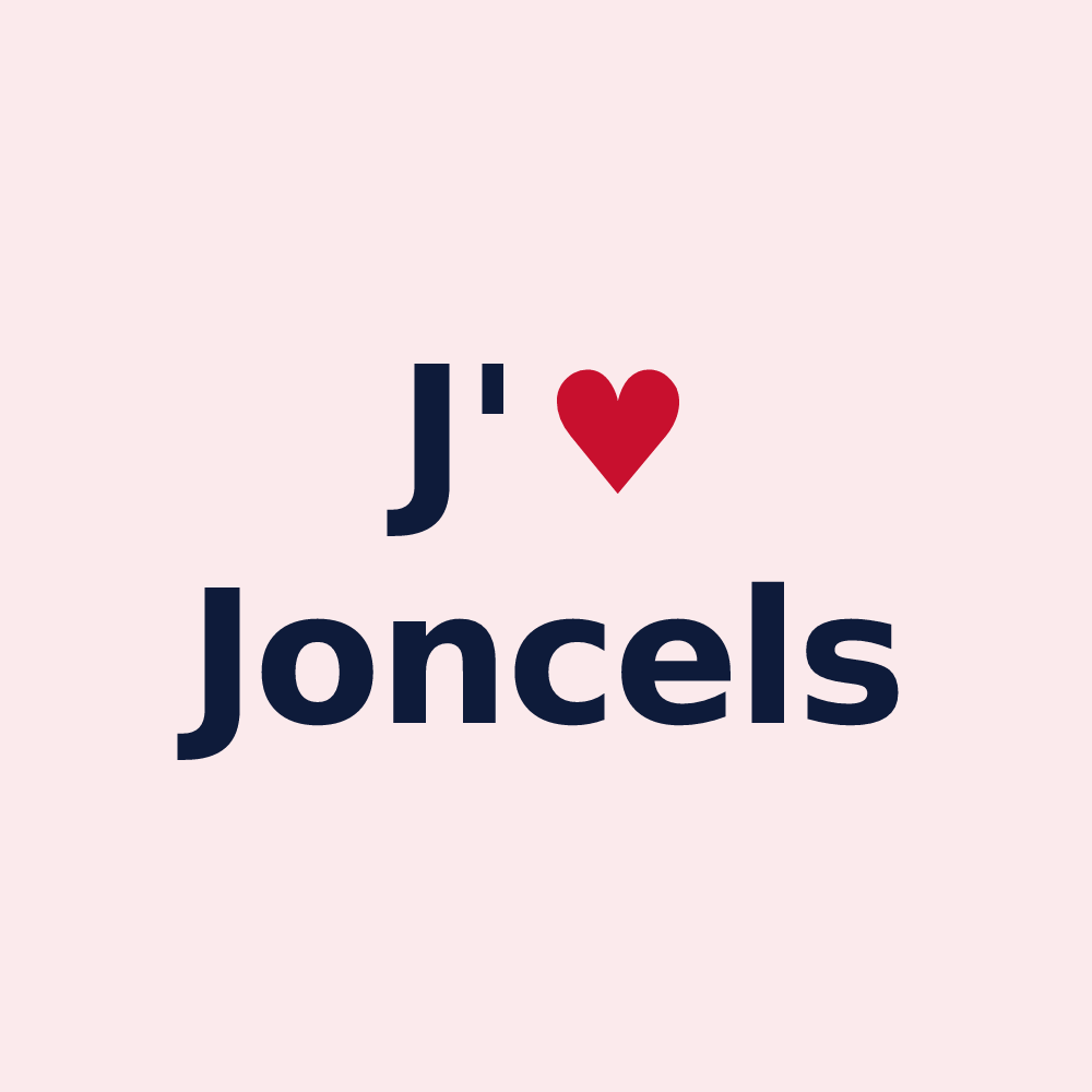 Magnet personnalisé Joncels — design J'aime Joncels