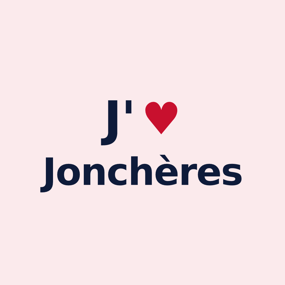 Magnet personnalisé Jonchères — design J'aime Jonchères