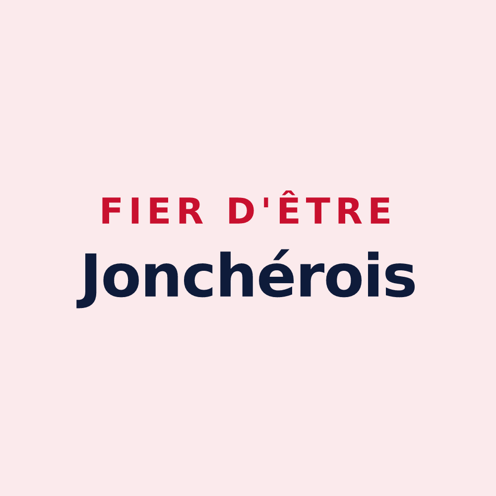 Magnet « Fier d'être Jonchérois » — design pour Jonchères