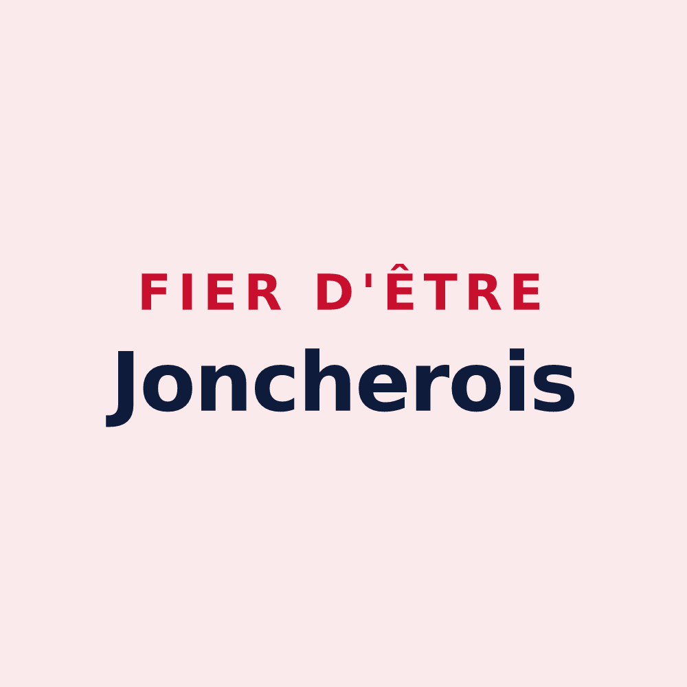 Magnet « Fier d'être Joncherois » — design pour Joncherey