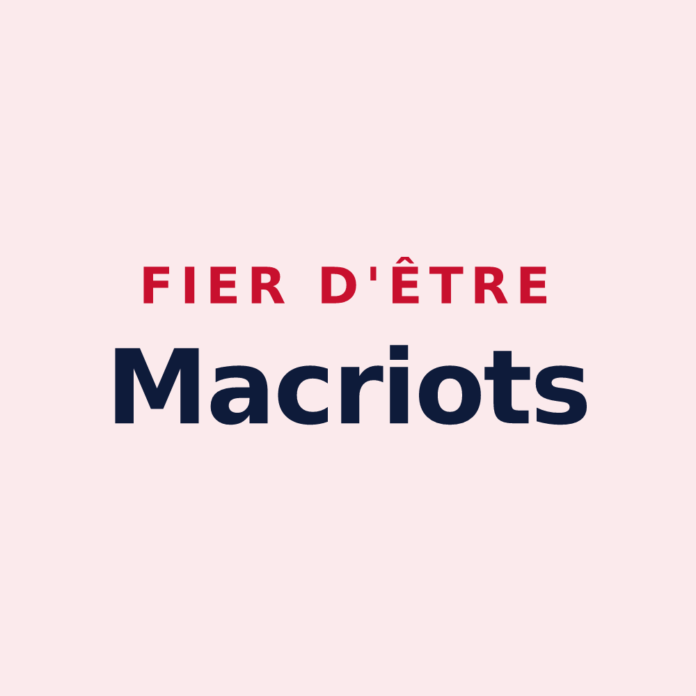 Magnet « Fier d'être Macriots » — design pour Jonchery-sur-Suippe