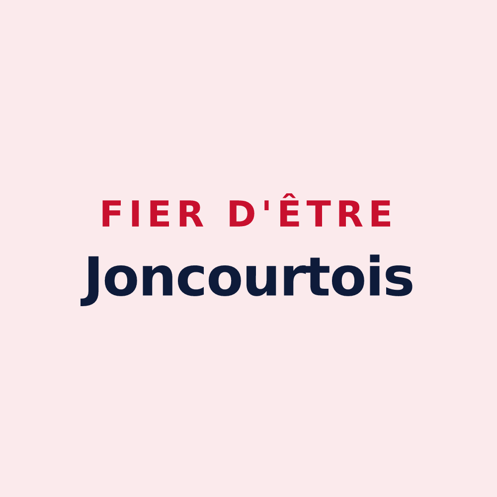 Magnet « Fier d'être Joncourtois » — design pour Joncourt