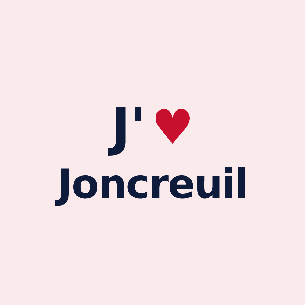 Magnet personnalisé Joncreuil — design J'aime Joncreuil