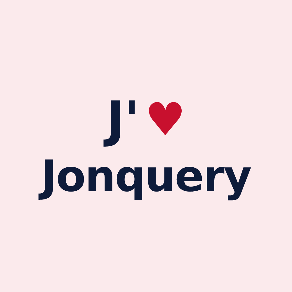Magnet personnalisé Jonquery — design J'aime Jonquery