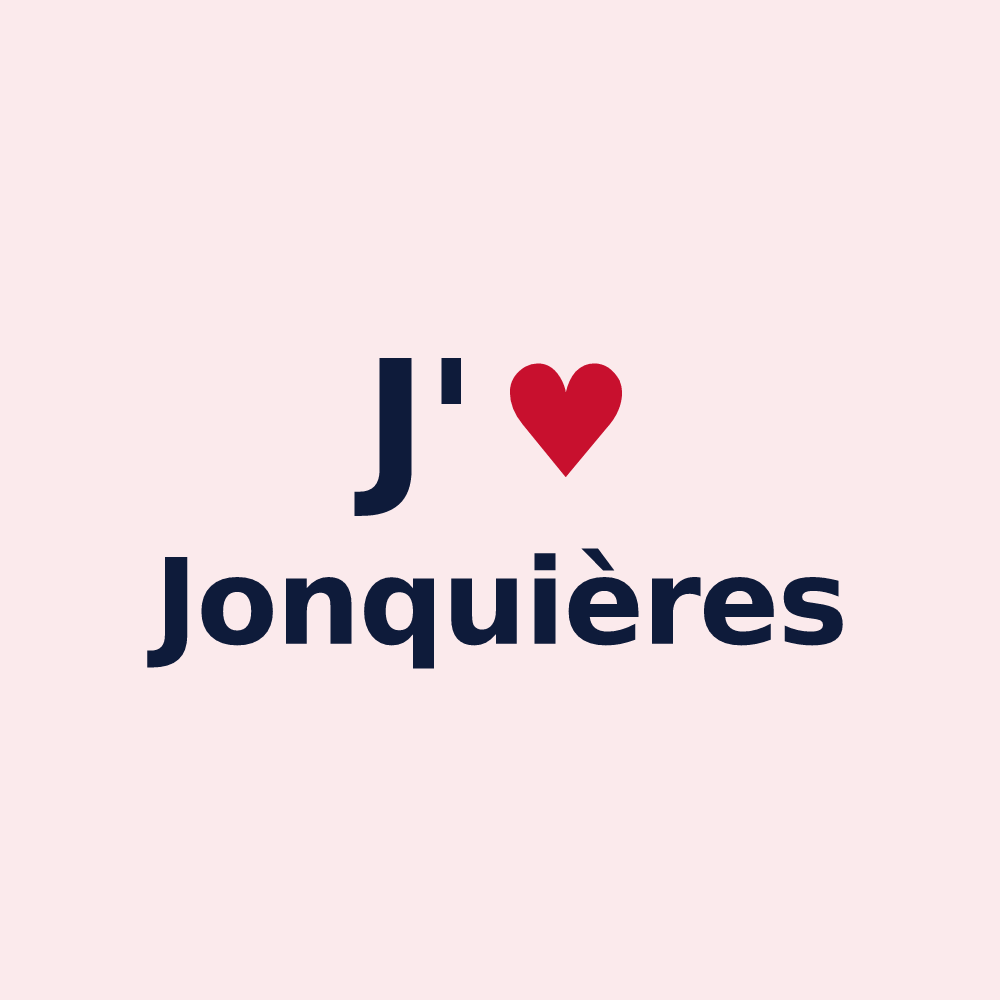 Magnet personnalisé Jonquières — design J'aime Jonquières