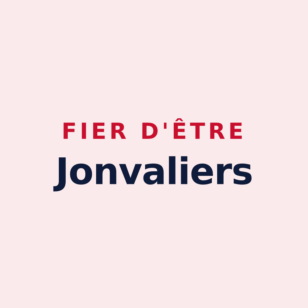 Magnet « Fier d'être Jonvaliers » — design pour Jonval