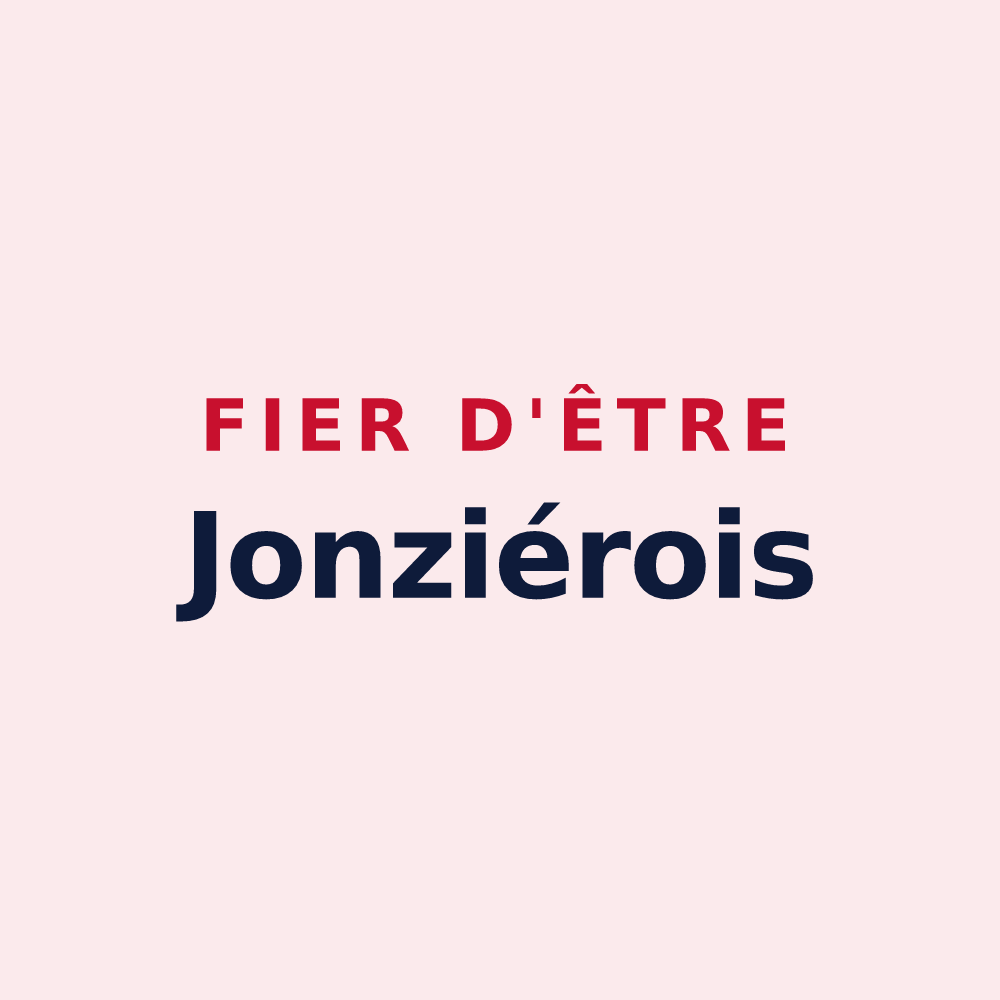 Magnet « Fier d'être Jonziérois » — design pour Jonzier-Épagny