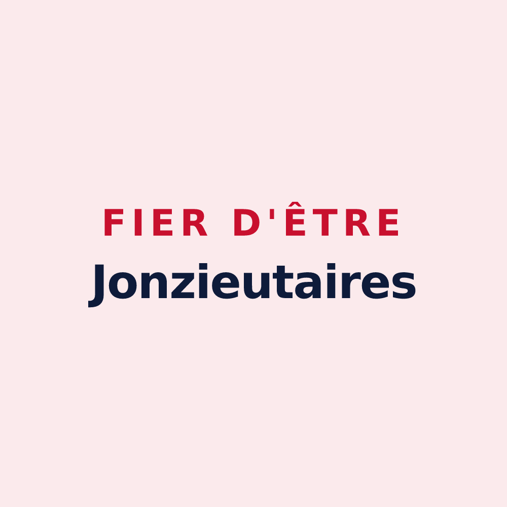 Magnet « Fier d'être Jonzieutaires » — design pour Jonzieux