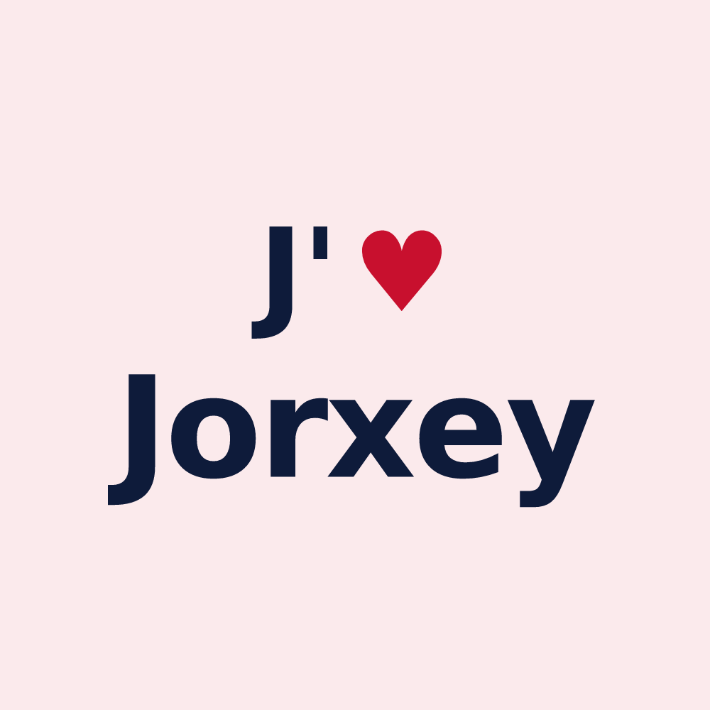 Magnet personnalisé Jorxey — design J'aime Jorxey