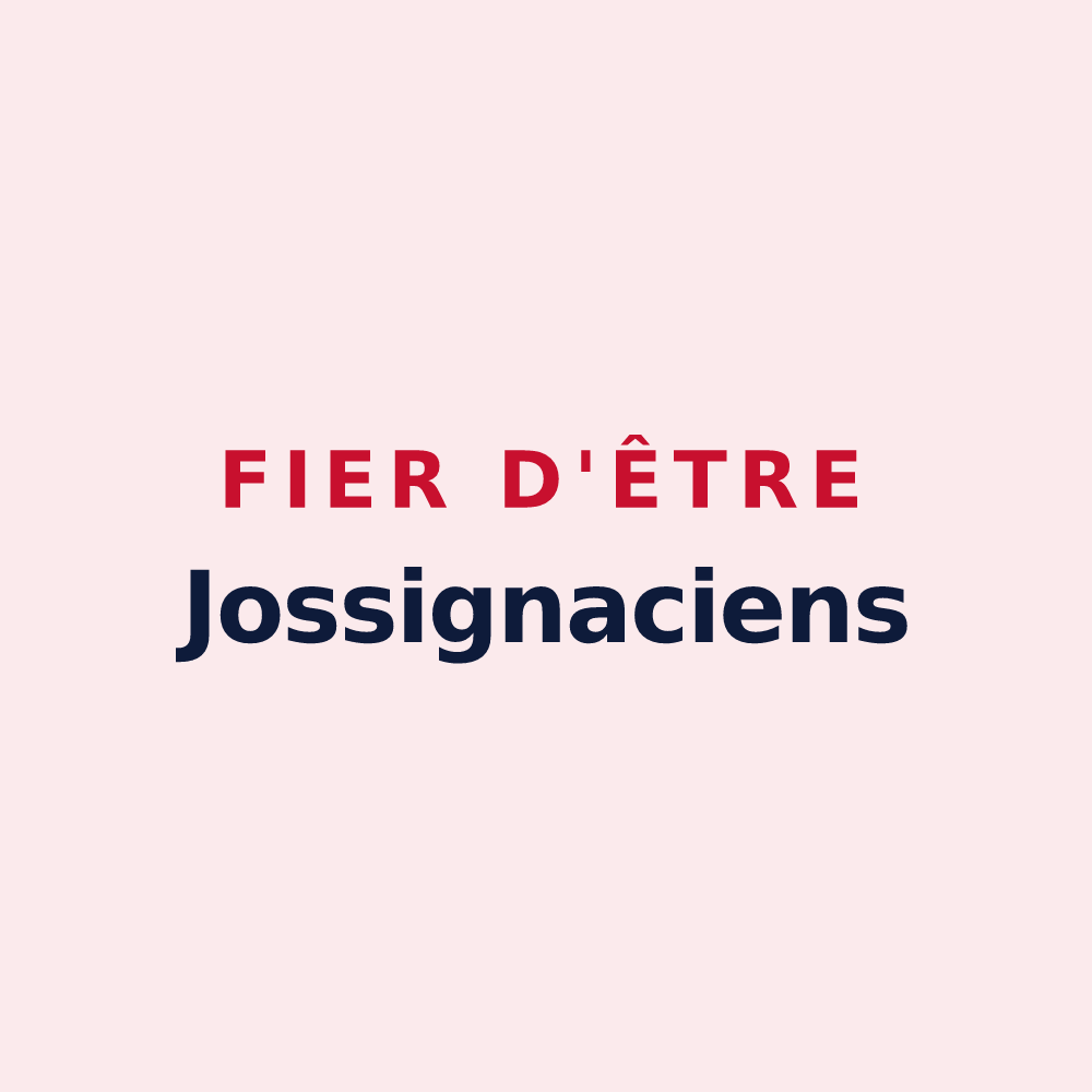 Magnet « Fier d'être Jossignaciens » — design pour Jossigny