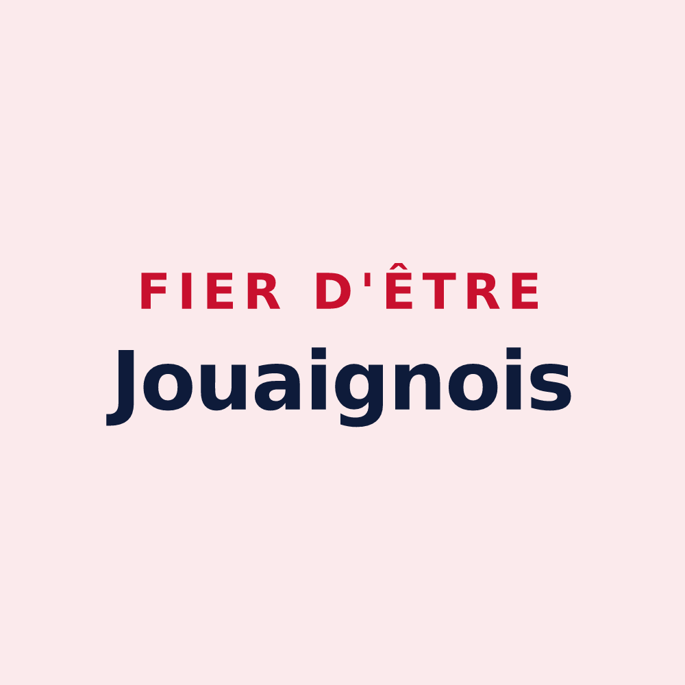Magnet « Fier d'être Jouaignois » — design pour Jouaignes