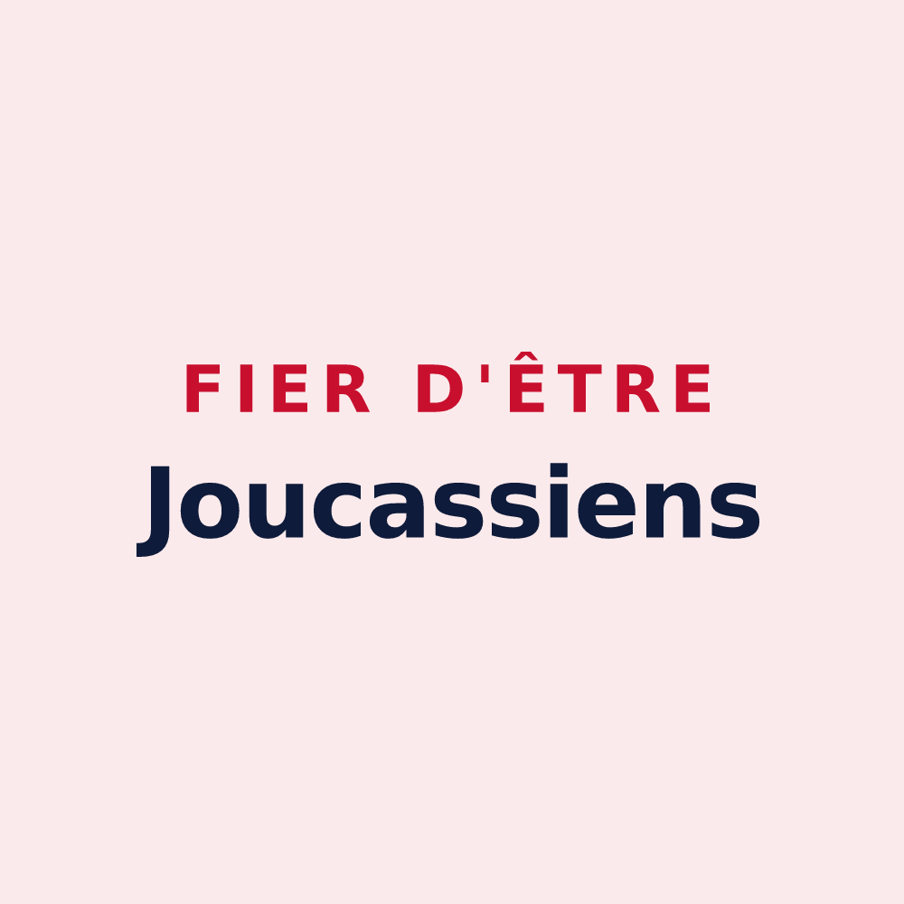 Magnet « Fier d'être Joucassiens » — design pour Joucas