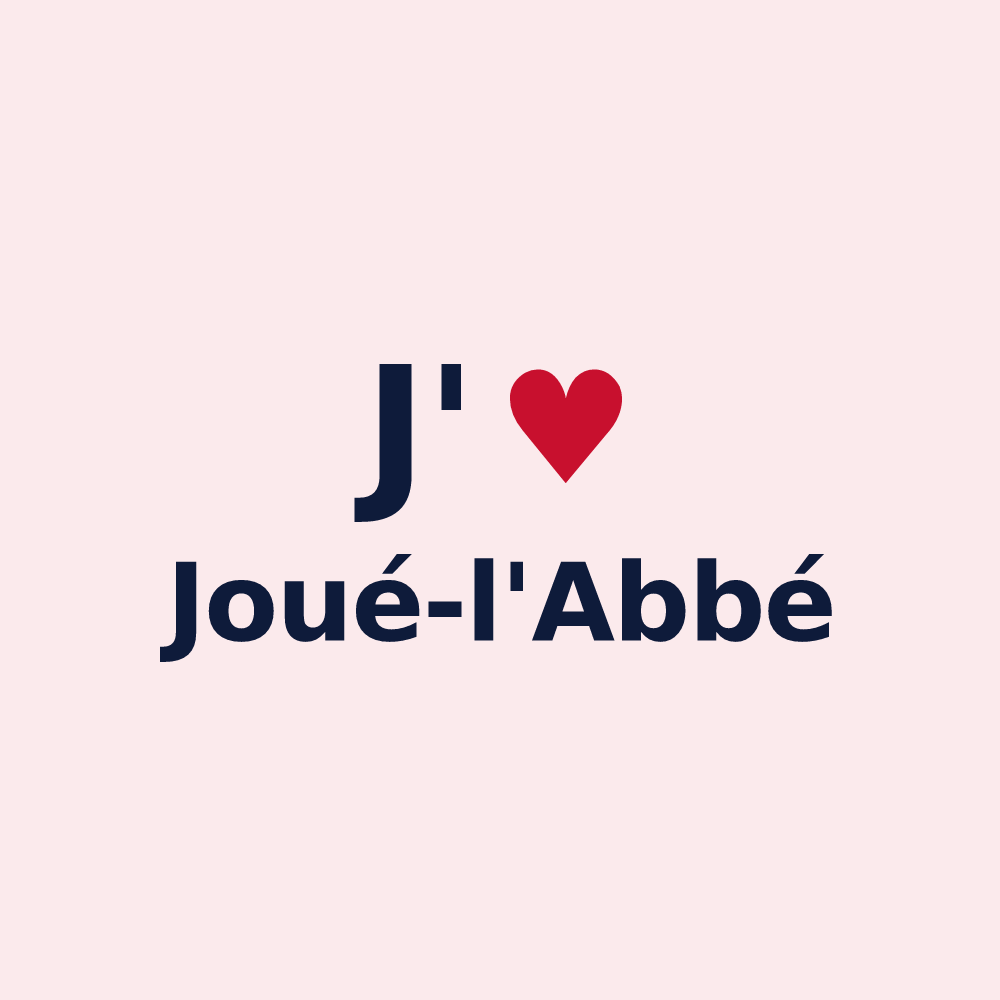 Magnet personnalisé Joué-l'Abbé — design J'aime Joué-l'Abbé