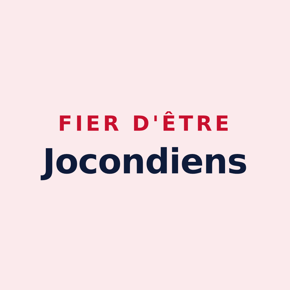 Magnet « Fier d'être Jocondiens » — design pour Joué-lès-Tours