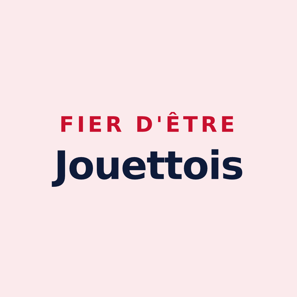 Magnet « Fier d'être Jouettois » — design pour Jouet-sur-l'Aubois