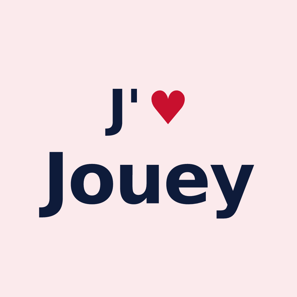 Magnet personnalisé Jouey — design J'aime Jouey