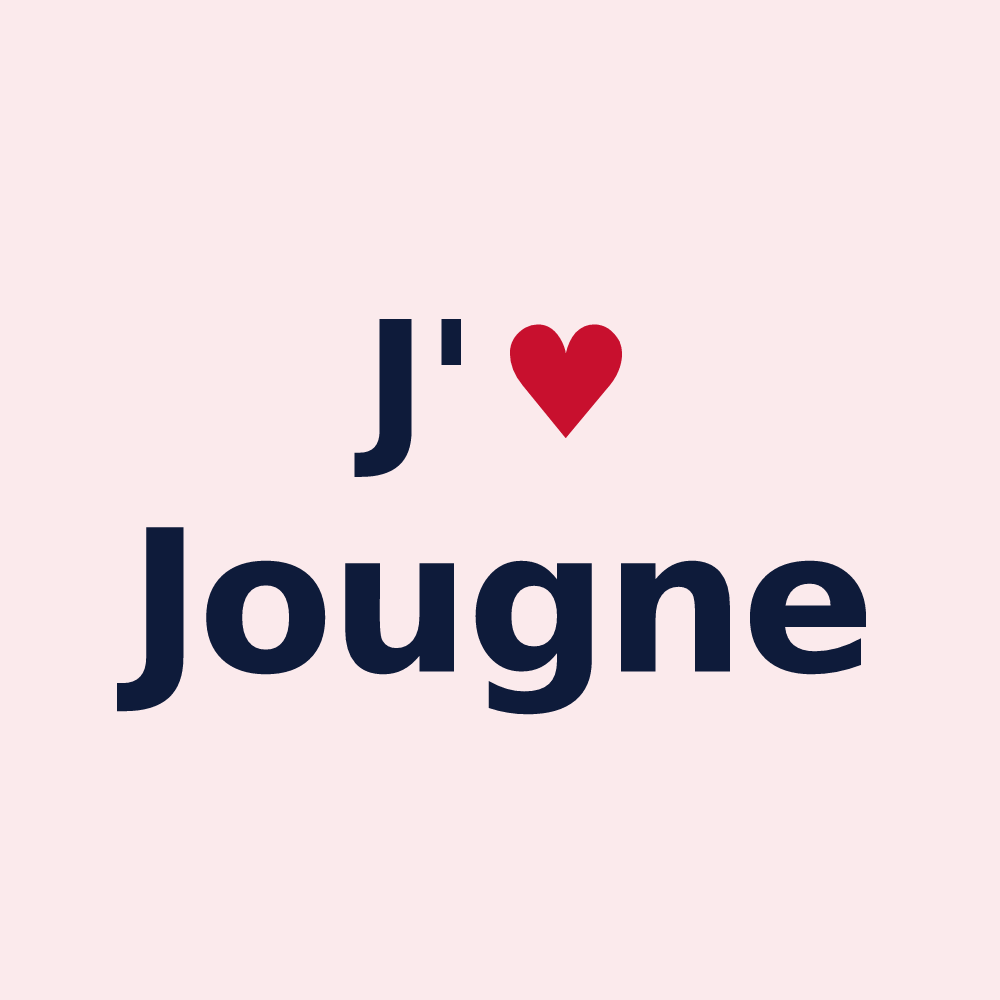 Magnet personnalisé Jougne — design J'aime Jougne