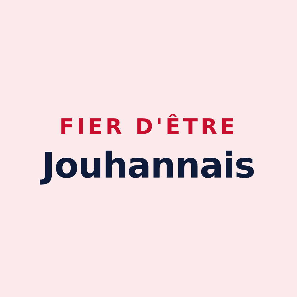 Magnet « Fier d'être Jouhannais » — design pour Jouhe