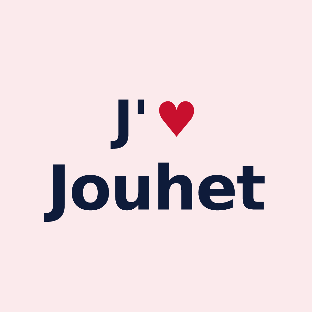 Magnet personnalisé Jouhet — design J'aime Jouhet