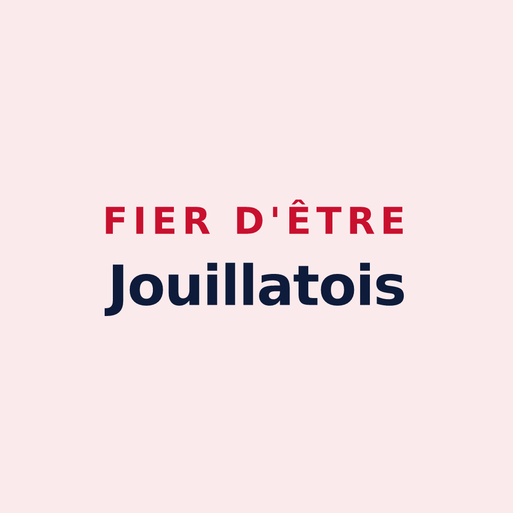 Magnet « Fier d'être Jouillatois » — design pour Jouillat