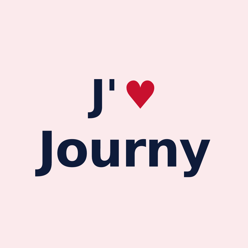 Magnet personnalisé Journy — design J'aime Journy