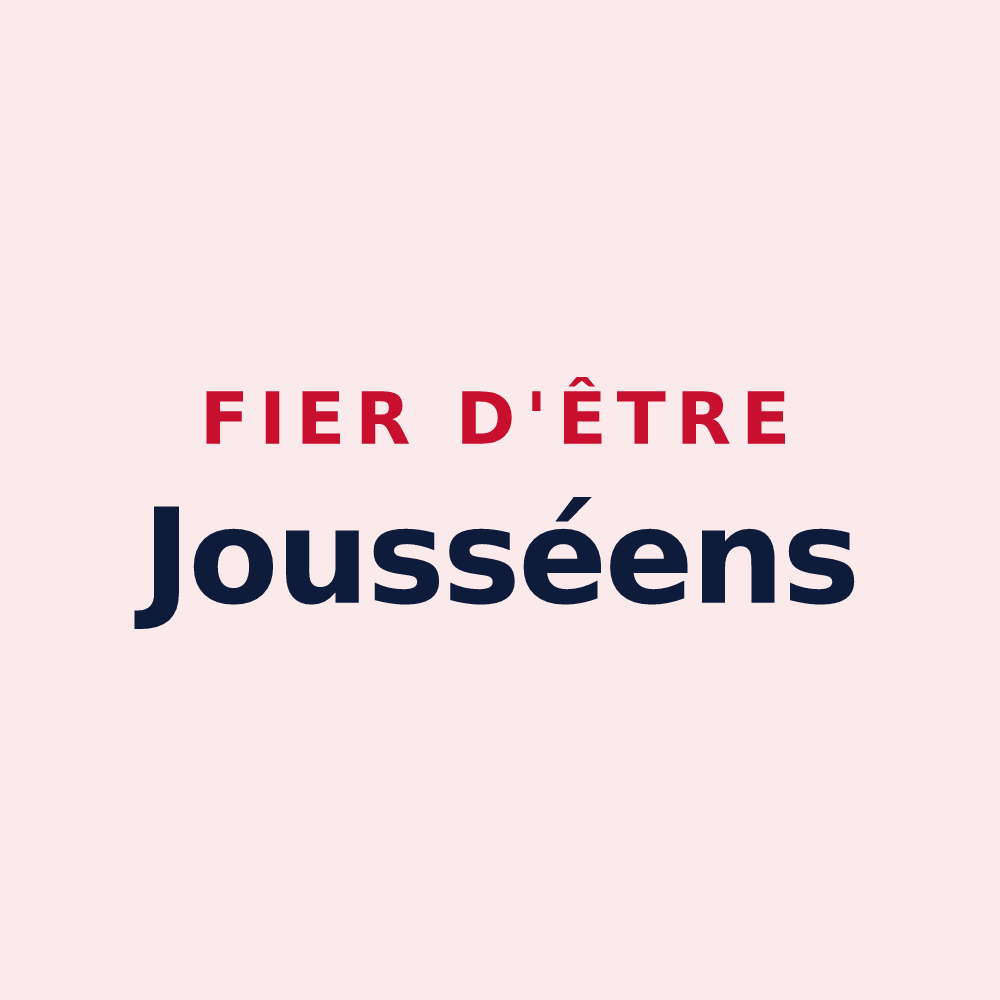 Magnet « Fier d'être Jousséens » — design pour Joussé