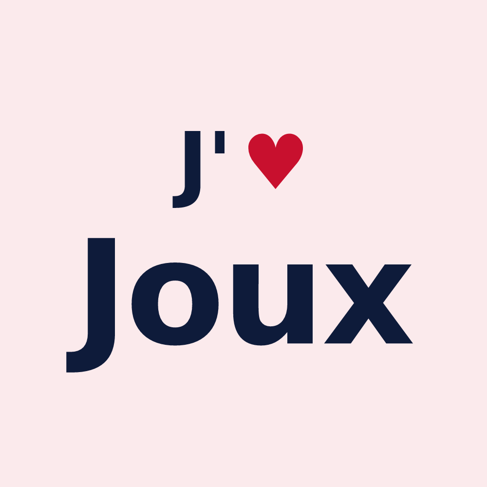 Magnet personnalisé Joux — design J'aime Joux