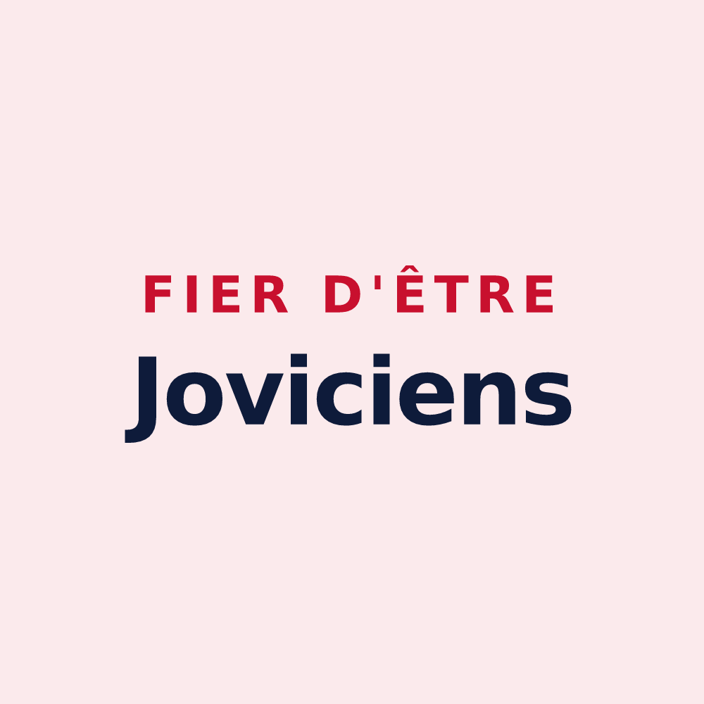 Magnet « Fier d'être Joviciens » — design pour Jouy-le-Châtel