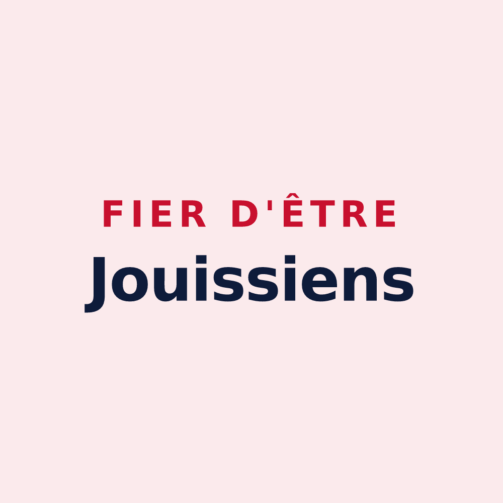 Magnet « Fier d'être Jouissiens » — design pour Jouy-lès-Reims