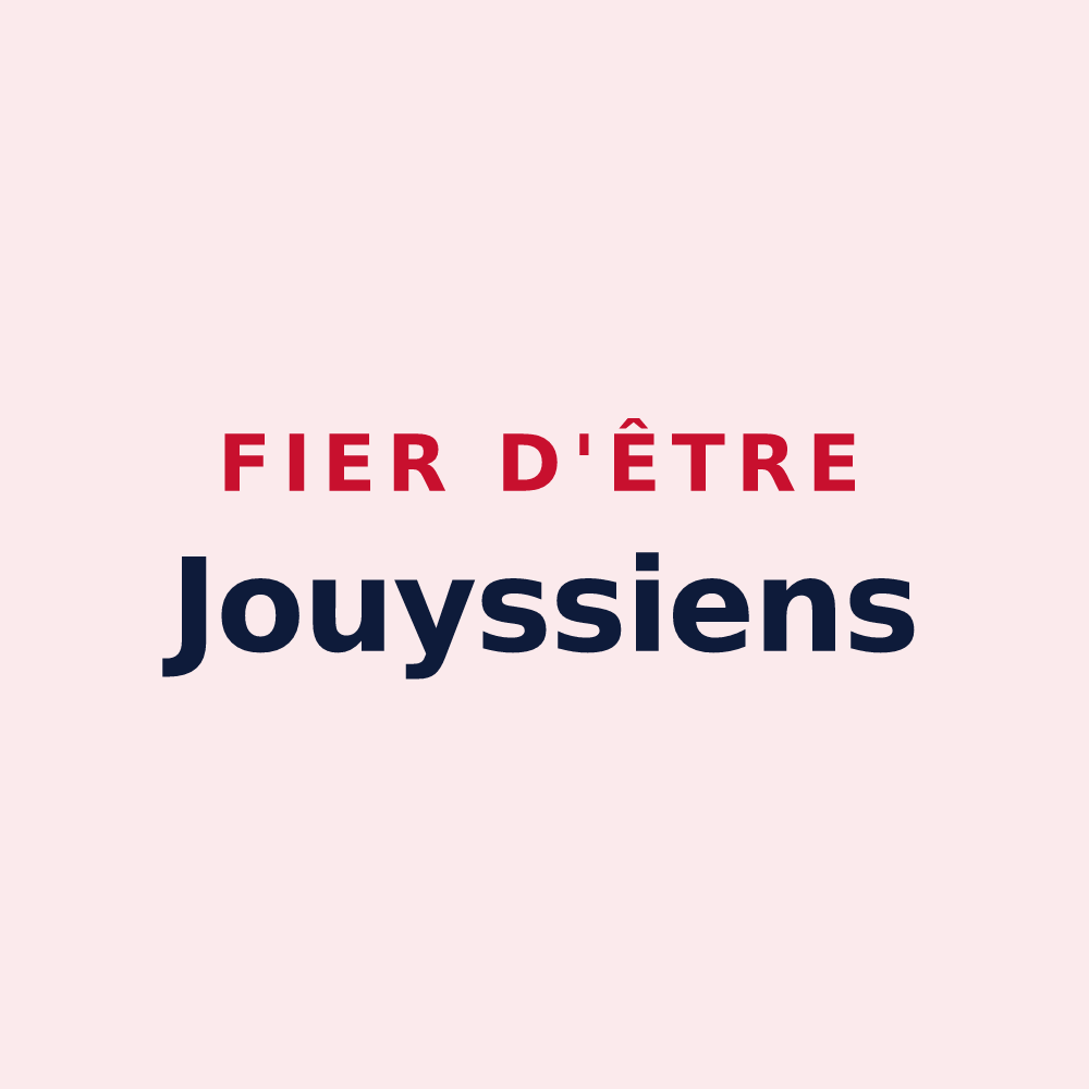 Magnet « Fier d'être Jouyssiens » — design pour Jouy-sur-Morin