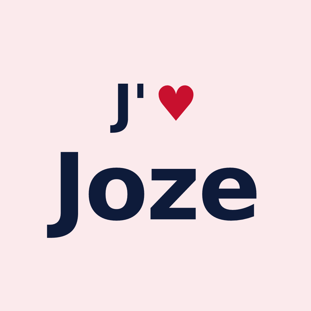 Magnet personnalisé Joze — design J'aime Joze