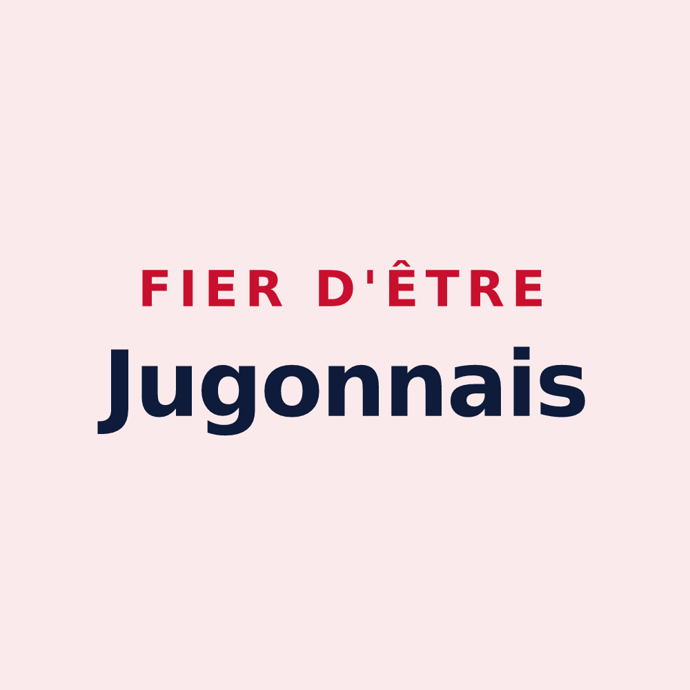 Magnet « Fier d'être Jugonnais » — design pour Jugon-les-Lacs