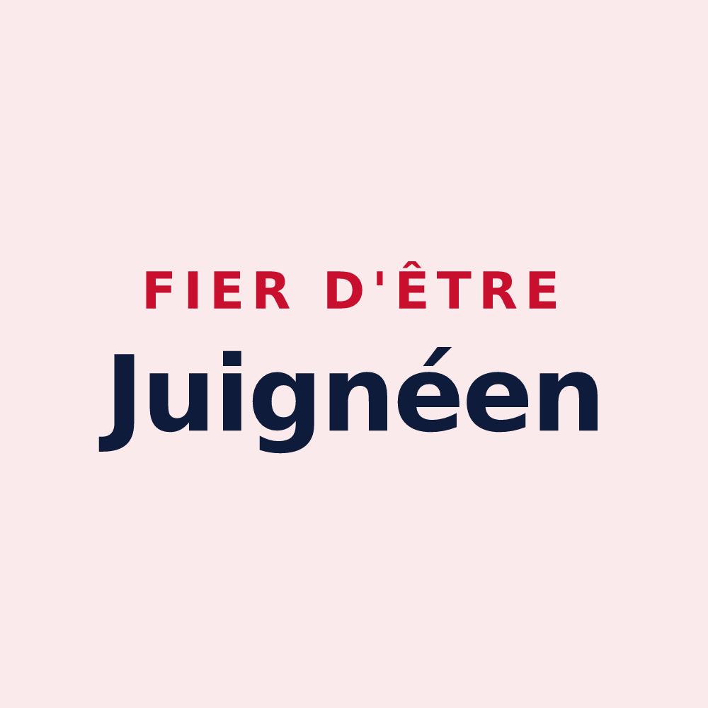Magnet « Fier d'être Juignéen » — design pour Juigné-sur-Sarthe