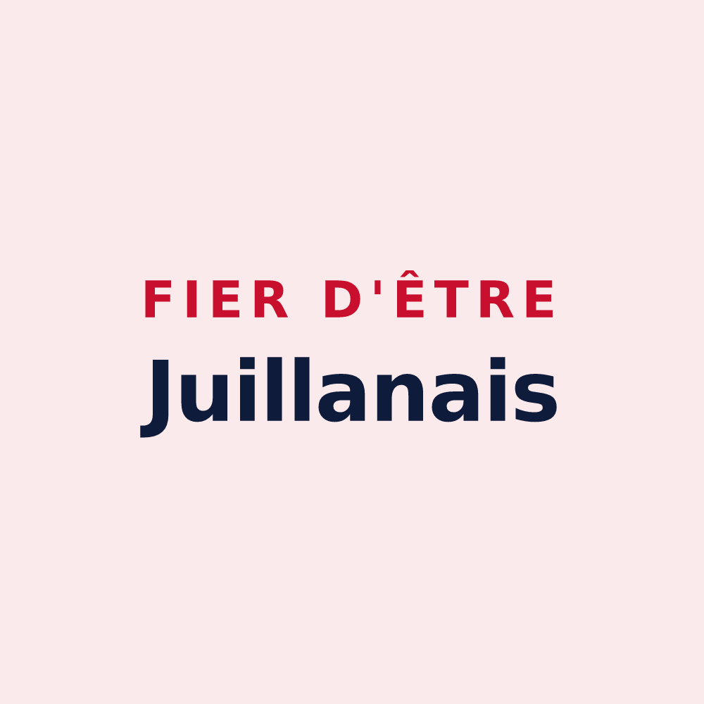 Magnet « Fier d'être Juillanais » — design pour Juillan