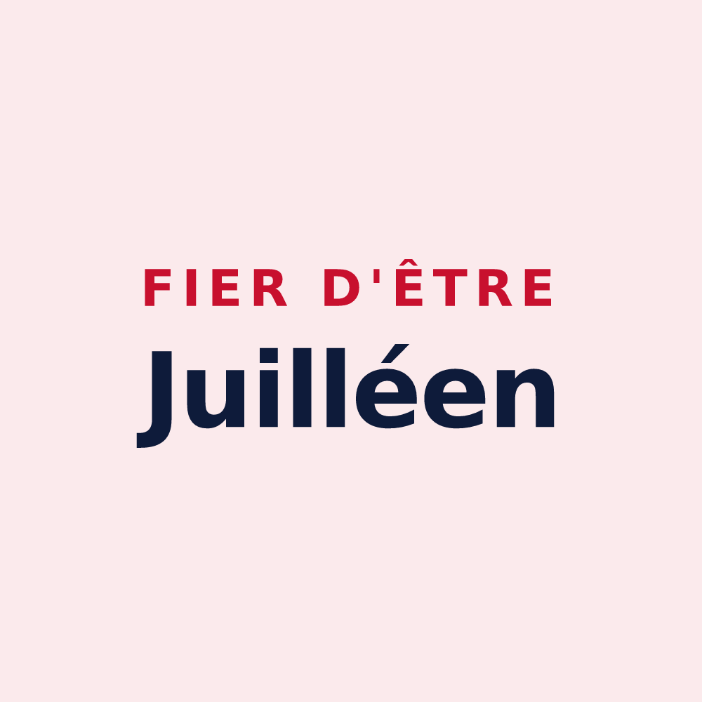 Magnet « Fier d'être Juilléen » — design pour Juillé