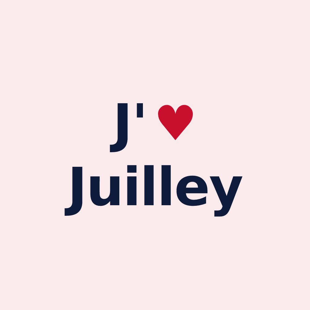 Magnet personnalisé Juilley — design J'aime Juilley