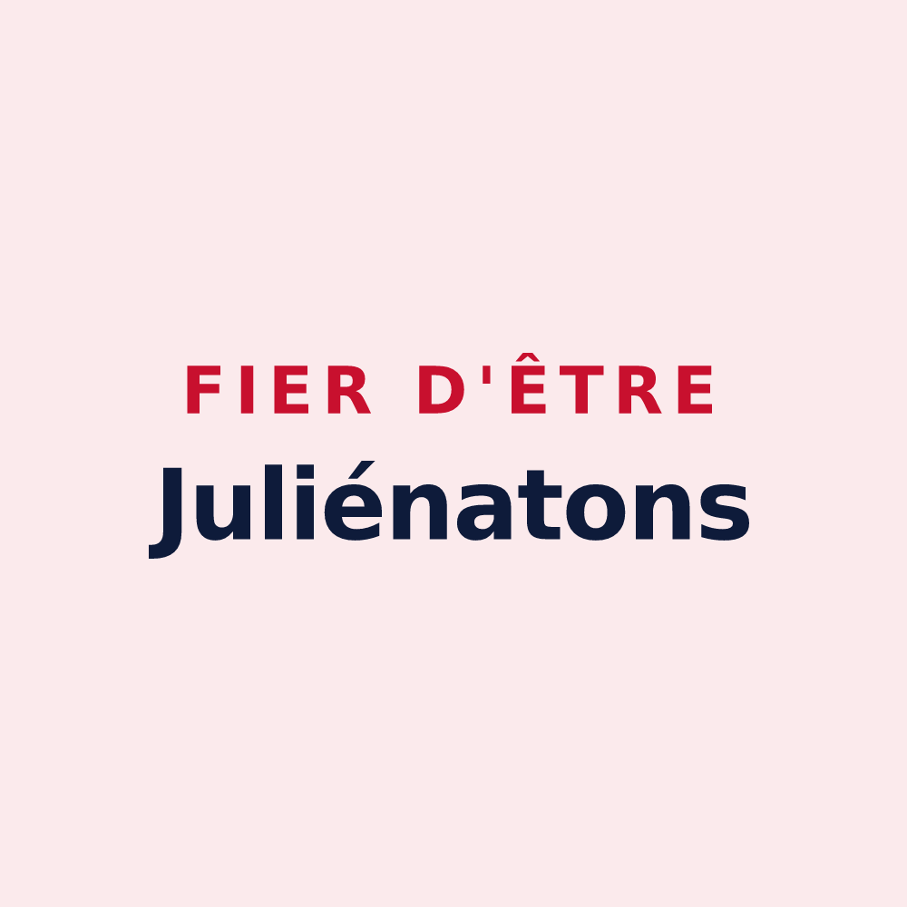 Magnet « Fier d'être Juliénatons » — design pour Juliénas