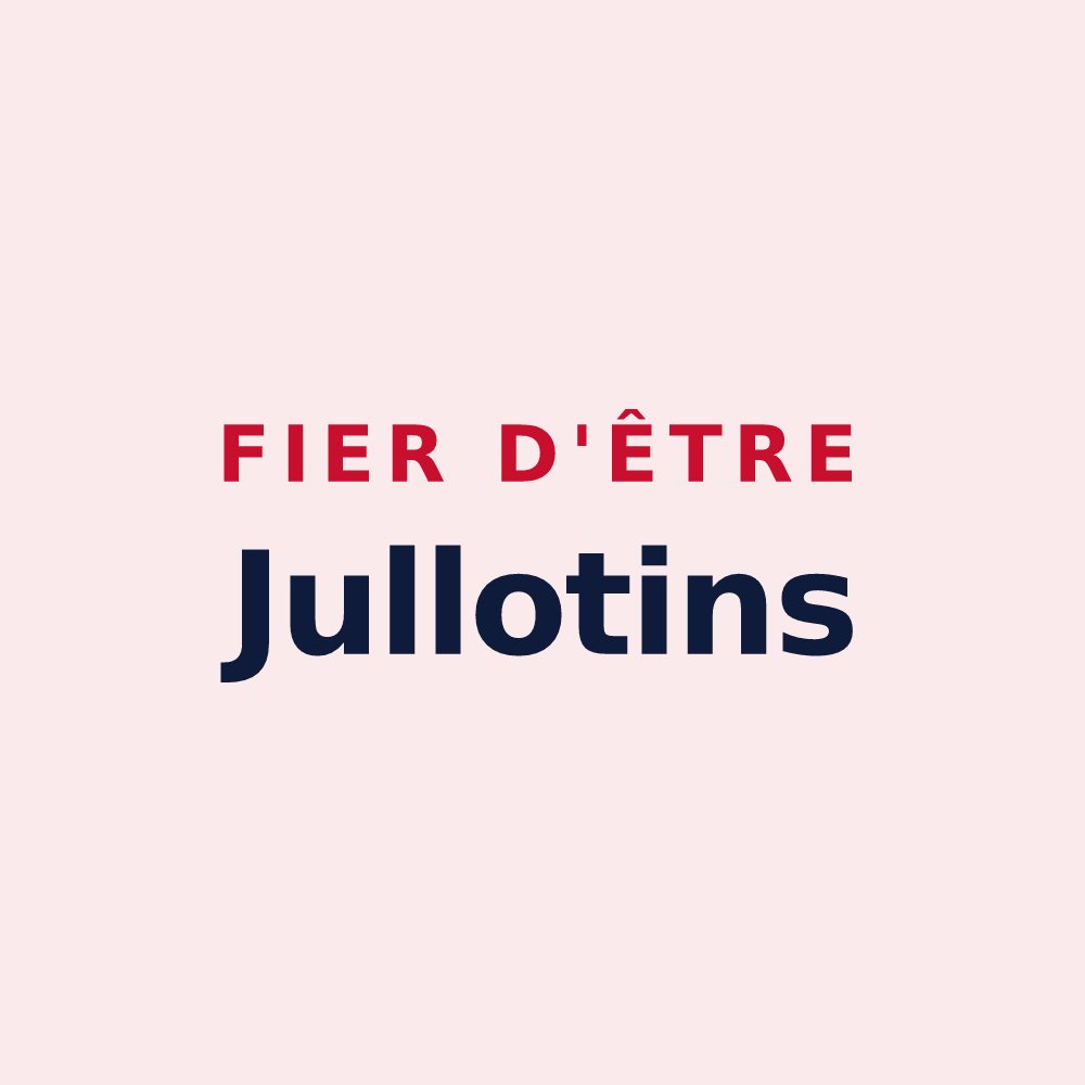 Magnet « Fier d'être Jullotins » — design pour Jully-lès-Buxy