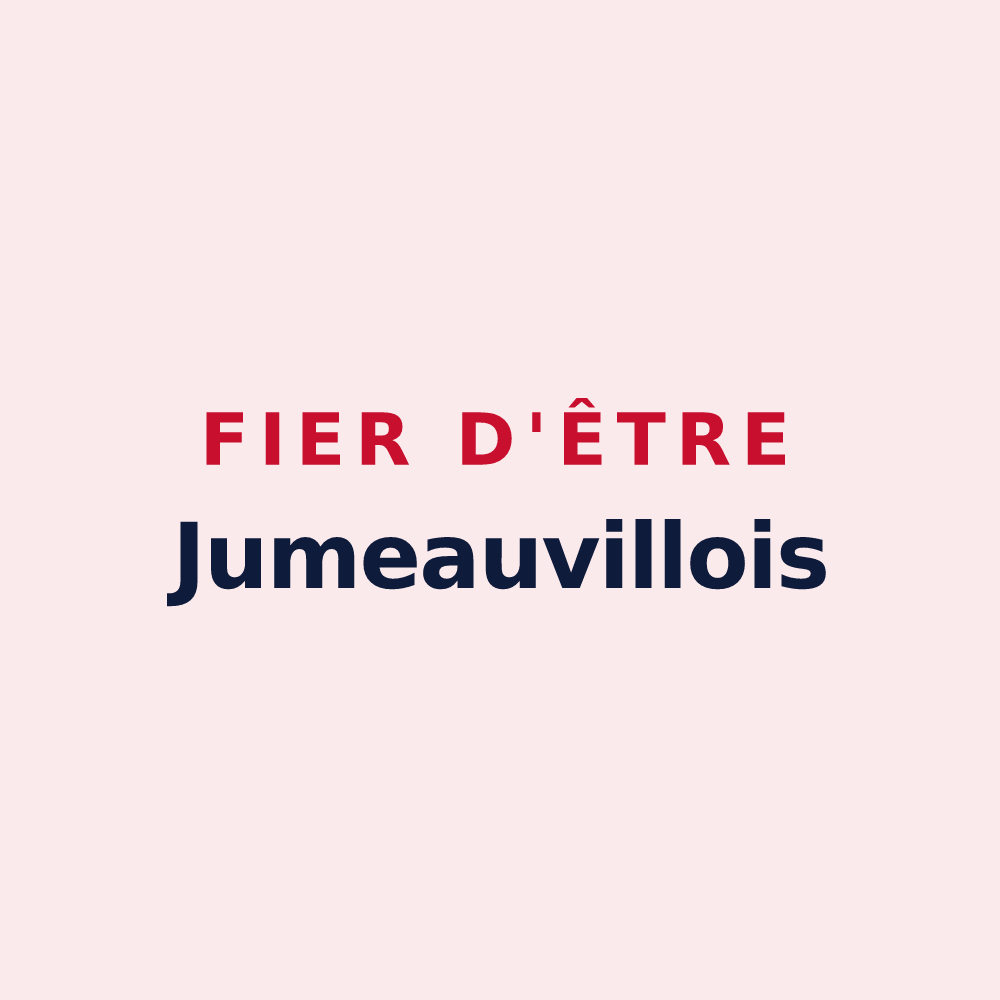 Magnet « Fier d'être Jumeauvillois » — design pour Jumeauville