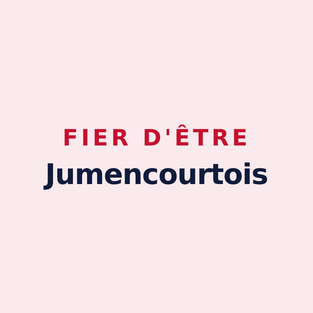 Magnet « Fier d'être Jumencourtois » — design pour Jumencourt