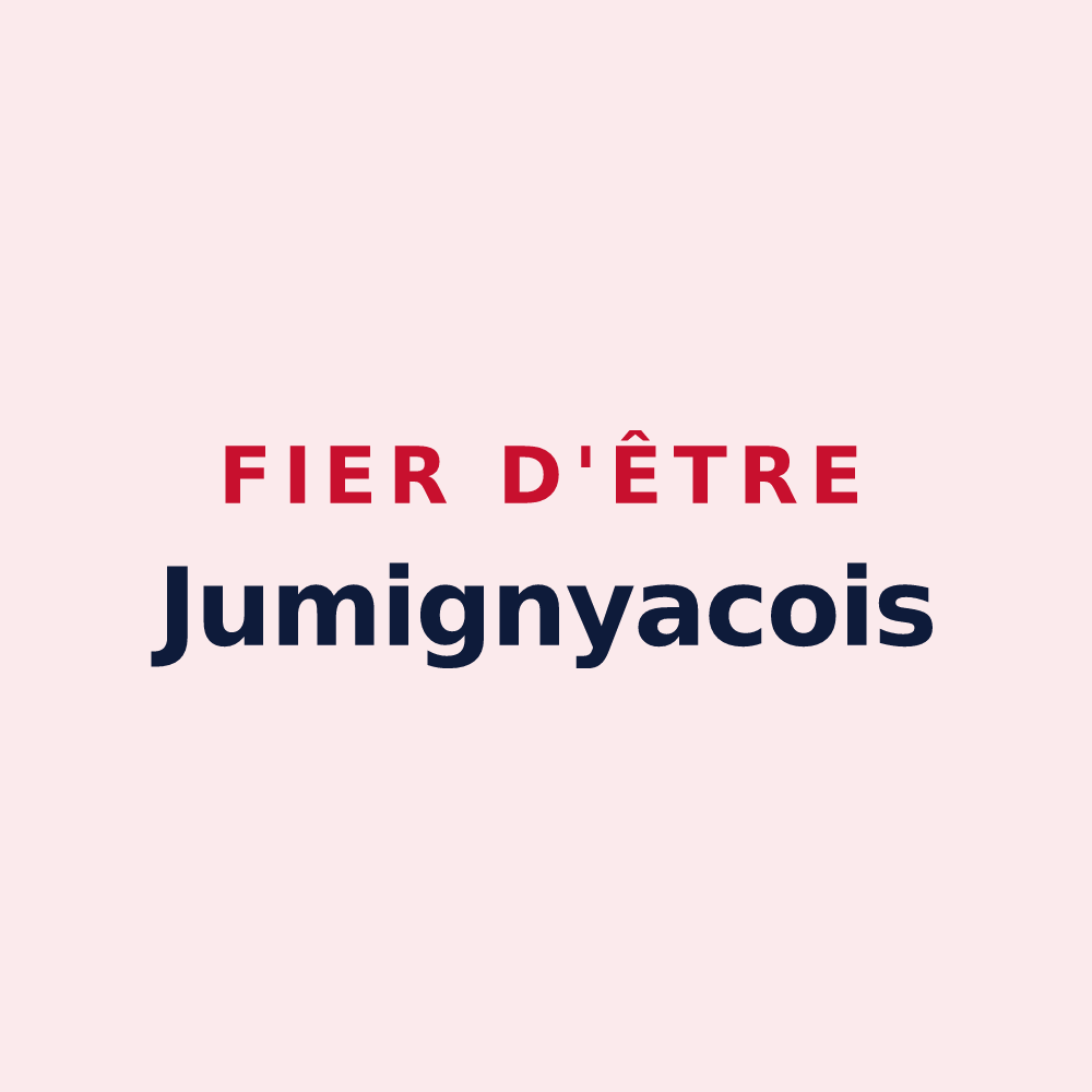 Magnet « Fier d'être Jumignyacois » — design pour Jumigny