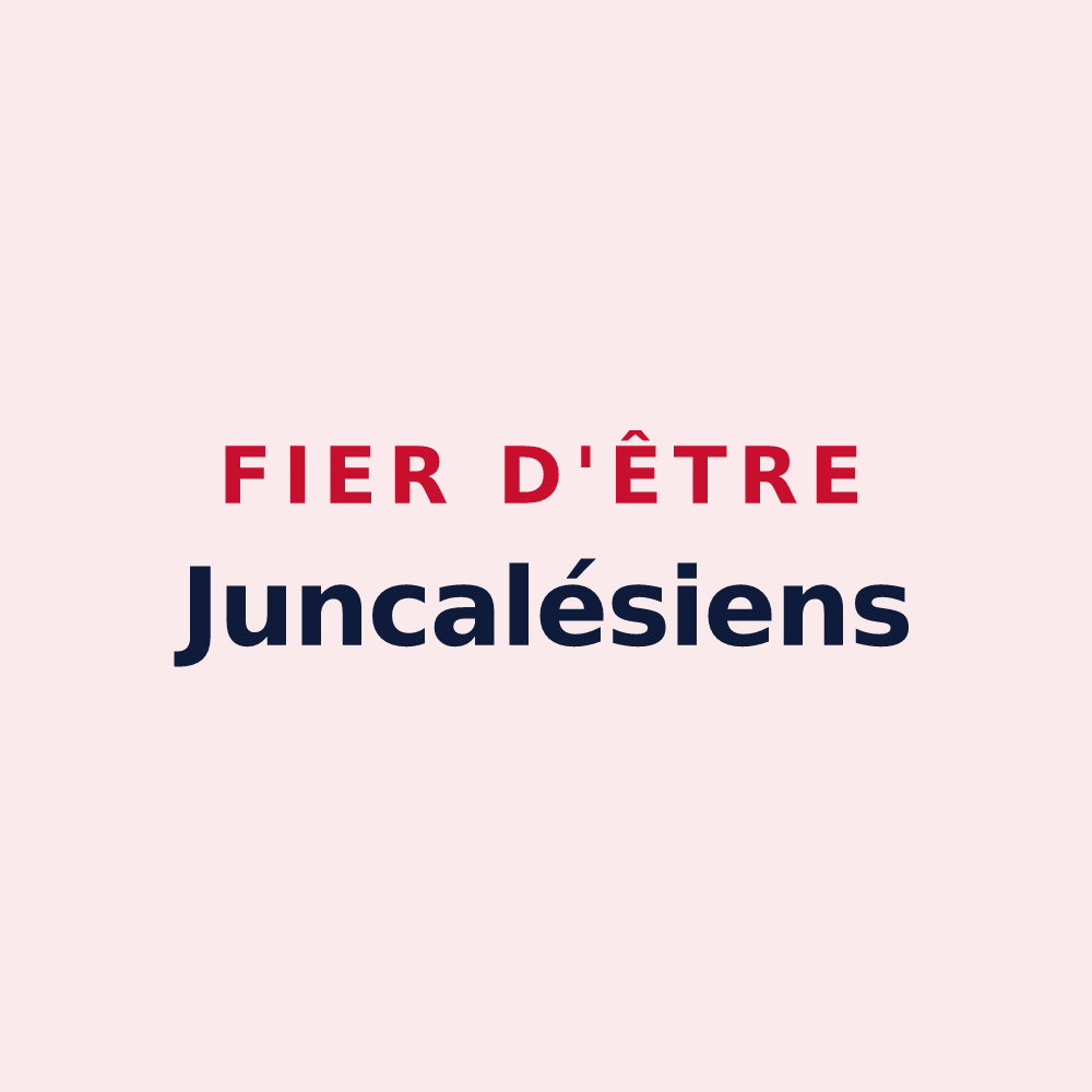 Magnet « Fier d'être Juncalésiens » — design pour Juncalas