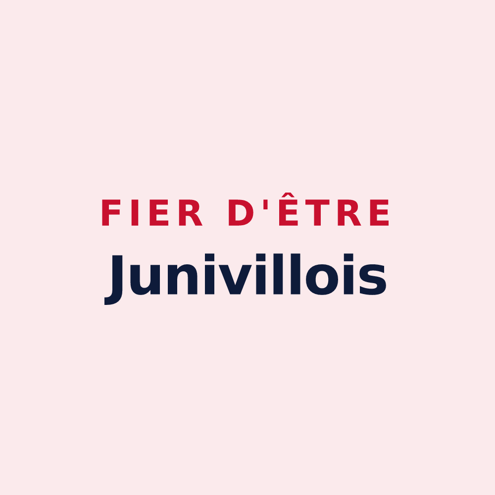 Magnet « Fier d'être Junivillois » — design pour Juniville