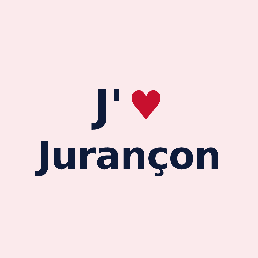 Magnet personnalisé Jurançon — design J'aime Jurançon