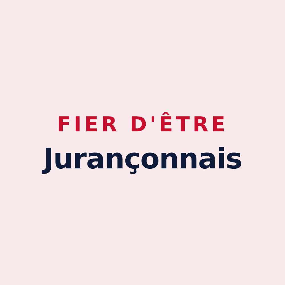 Magnet « Fier d'être Jurançonnais » — design pour Jurançon