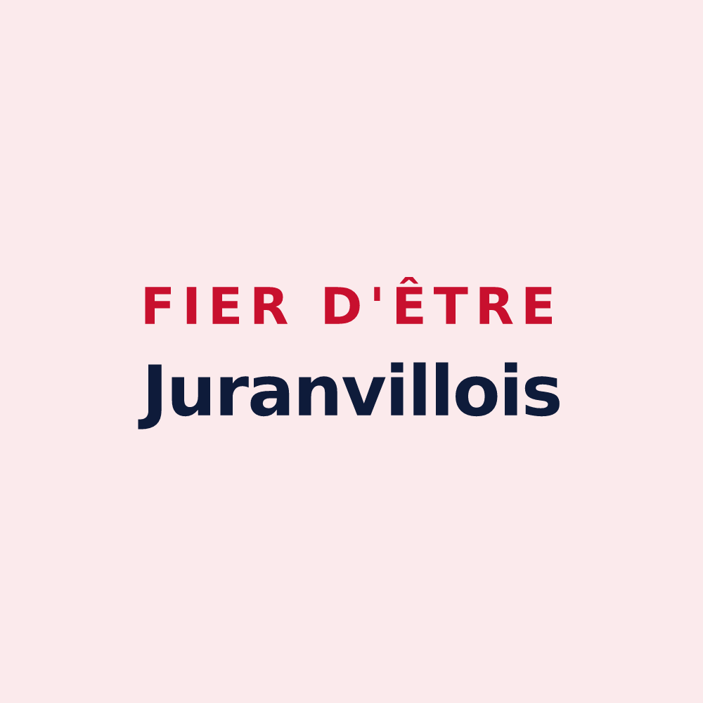 Magnet « Fier d'être Juranvillois » — design pour Juranville