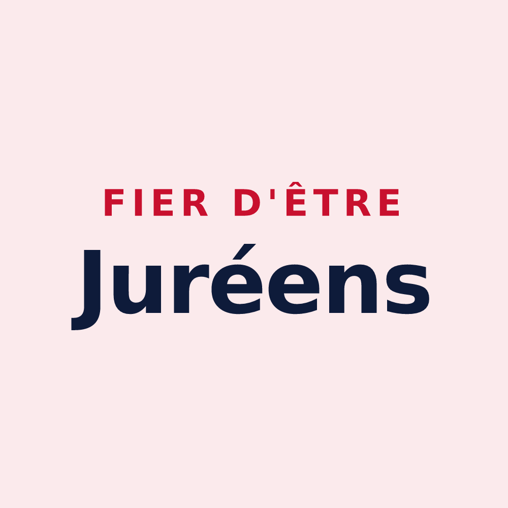 Magnet « Fier d'être Juréens » — design pour Jury