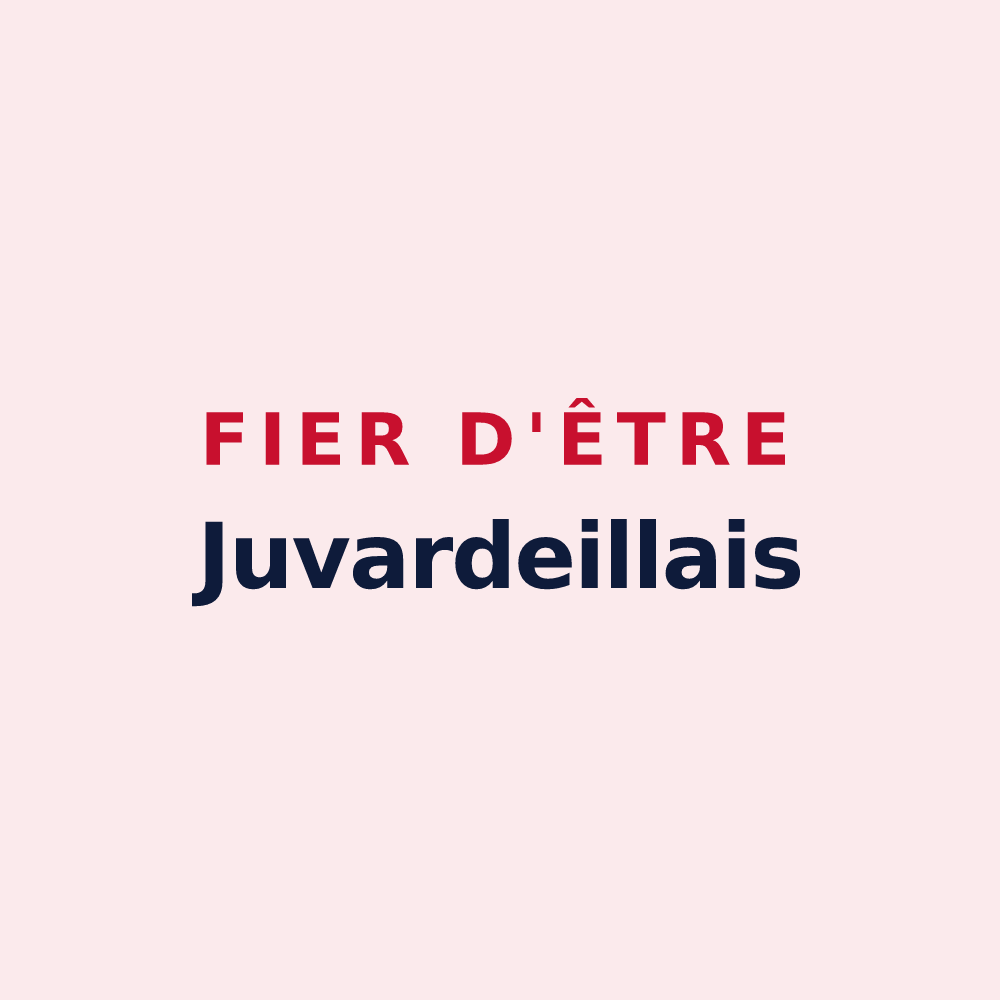 Magnet « Fier d'être Juvardeillais » — design pour Juvardeil